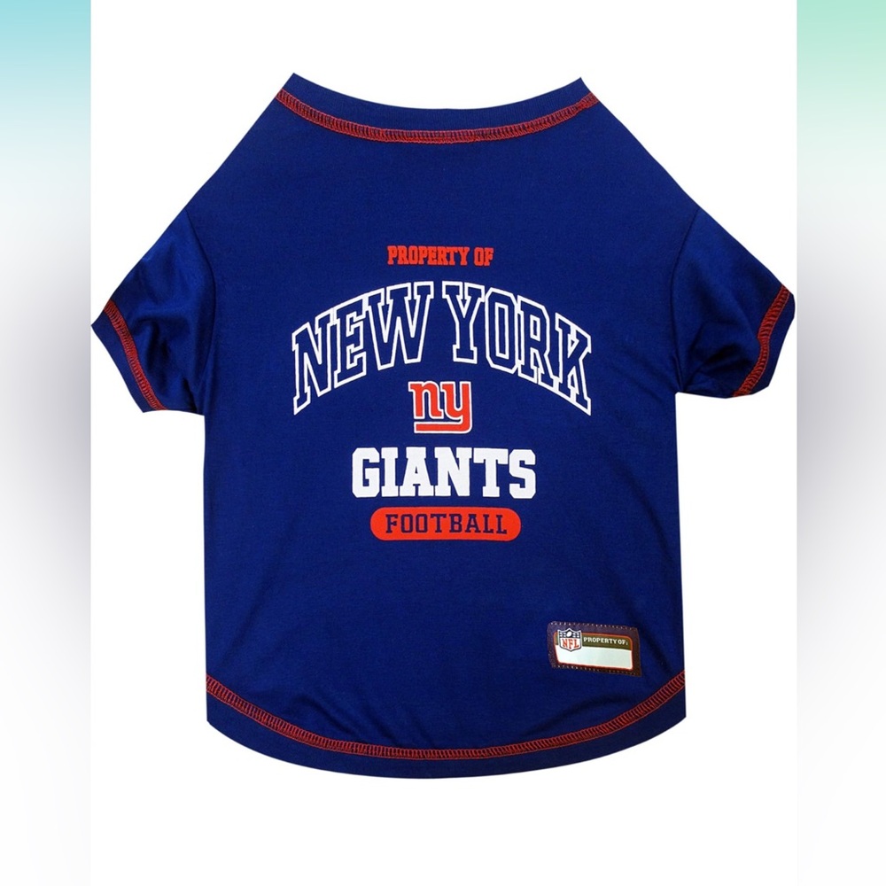 NY Giants NFL Pet T-Shirt